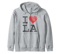 I Love LA L A Los Angeles California Sweat à Capuche