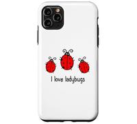 I Love Ladybugs Insects Coccinelle Coccinelle Coccinelle Coque pour iPhone 11 Pro Max