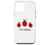 I Love Ladybugs Insects Coccinelle Coccinelle Coccinelle Coque pour iPhone 12 mini