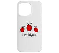 I Love Ladybugs Insects Coccinelle Coccinelle Coccinelle Coque pour iPhone 14 Pro Max