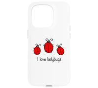 I Love Ladybugs Insects Coccinelle Coccinelle Coccinelle Coque pour iPhone 15 Pro