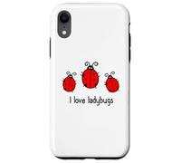 I Love Ladybugs Insects Coccinelle Coccinelle Coccinelle Coque pour iPhone XR