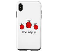 I Love Ladybugs Insects Coccinelle Coccinelle Coccinelle Coque pour iPhone XS Max