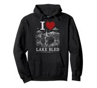 I Love Lake Bled Slovenia Travel Souvenir Sweat à Capuche