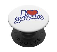 I Love Las Cruces Nouveau-Mexique PopSockets PopGrip Adhésif