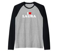 I Love Laura - Cœur Manche Raglan