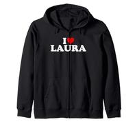 I Love Laura - Cœur Sweat à Capuche