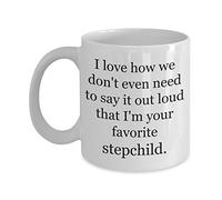 I Love Le Fait Qu'On N'Ait Même Pas Besoin De Le Dire À Voix Haute : Je Suis Ta Belle-Fille Préférée. Tasse À Café Pratiques Tasses Porcelaine Tasse 330Ml Pour Homme Famille Femme