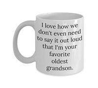 I Love Le Fait Qu'On N'Ait Même Pas Besoin De Le Dire À Voix Haute : Je Suis Ton Petit-Fils Aîné Préféré. Tasse Impression Tasses Céramique Tasse À Café 330Ml Pour Petit Déjeuner Femme Thé