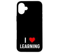 I Love Learning Heart Learn School College Profesor Coque pour iPhone 16 Plus