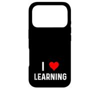 I Love Learning Heart Learn School College Profesor Coque pour iPhone 17 Pro