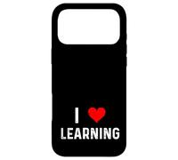 I Love Learning Heart Learn School College Profesor Coque pour iPhone 17 Pro Max