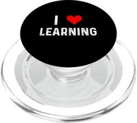I Love Learning Heart Learn School College Profesor PopSockets PopGrip pour MagSafe