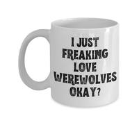 I Love Les Loups-Garous, C'Est Tout ! Tasses Pratiques Tasse À Café Drôle Tasse 330Ml Pour Lait Thé Femme