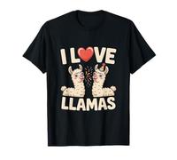 I Love Llamas Chapeau de fête avec confettis amusants T-Shirt
