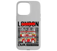 I Love London, Cool London UK Red Bus Illustration Graphic Coque pour iPhone 15 Pro Max