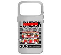 I Love London, Cool London UK Red Bus Illustration Graphic Coque pour iPhone 17 Pro Max