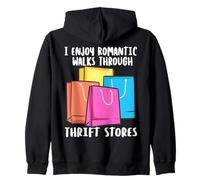 I Love Long Walks Through Frift Stores Shopping Addict Sweat à Capuche
