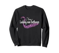 I Love Ludwig van Beethoven Musique classique Compositeur Art Sweatshirt