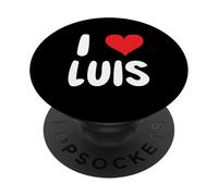 I Love Luis - Cœur - Nom PopSockets PopGrip Adhésif