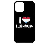 I Love Luxembourg Drapeau Luxembourgeois Cœur Coque pour iPhone 12 mini