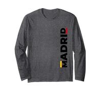 I Love Madrid, Cool Madrid Spain Illustration Design Style Manche Longue