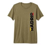 I Love Madrid, Cool Madrid Spain Illustration Design Style T-Shirt Haut de Gamme