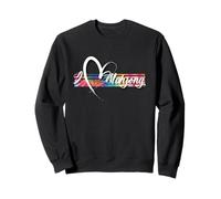 I Love Mahjong Tie Dye Cool Vintage Inspired Sweatshirt