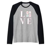 I Love Mahjong Tiles Mah Jongg Player Jeu Chinois Manche Raglan