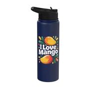 I Love Mango Vibrant Tropical Fun Stainless Steel Insulated Water Bottle