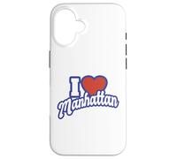 I Love Manhattan Kansas Coque pour iPhone 16