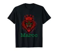 I Love Maroc, Cool Morocco Lions, Morocco Flag Illustration T-Shirt