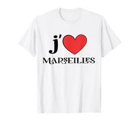 I Love Marseille France City T-Shirt