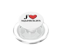 I Love Marseille France PopSockets PopGrip pour MagSafe