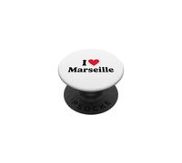 I Love Marseille PopSockets PopGrip Adhésif