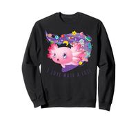 I Love Math A Lotl Funny Axolotl Math Amoureux des mathématiques Geek Japonais Sweatshirt