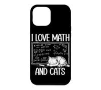 I Love Math and Cats Funny Math Teacher Math Nerd Coque pour iPhone 12 Pro Max