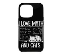 I Love Math and Cats Funny Math Teacher Math Nerd Coque pour iPhone 13 Pro