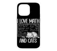 I Love Math and Cats Funny Math Teacher Math Nerd Coque pour iPhone 14 Pro Max