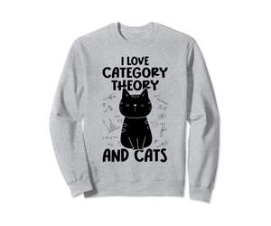 I Love Math and Cats - Théorie des catégories amusante Sweatshirt