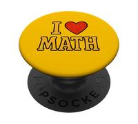 I Love Math Equation Nerd Humour pour Les Enseignants et Les étudiants PopSockets PopGrip Adhésif
