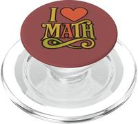 I Love Math Equation Nerd Humour pour Les Enseignants et Les étudiants PopSockets PopGrip pour MagSafe