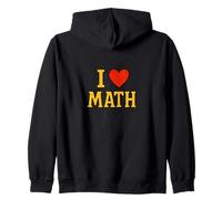 I Love Math Equation Nerd Humour pour Les Enseignants et Les étudiants Sweat à Capuche