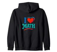I Love Math Equation Nerd Humour pour Les Enseignants et Les étudiants Sweat à Capuche