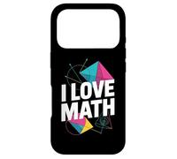 I Love Math Géométrie Algèbre Calcul Fun Coque pour iPhone 17 Pro