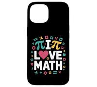 I Love Math Pi Equation Algèbre Géométrie Fun Coque pour iPhone 15