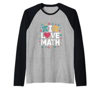 I Love Math Pi Equation Algèbre Géométrie Fun Manche Raglan