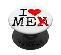 I Love Me I Love Men Je M'Aime Femme Femme Féministe PopSockets PopGrip Adhésif