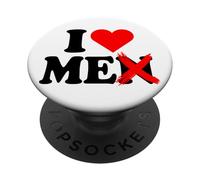 I Love Me I Love Men Je M'Aime Femme Femme Féministe PopSockets PopGrip Adhésif