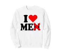 I Love Me I Love Men Je M'Aime Femme Femme Féministe Sweatshirt